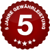 5 Jahre Gewährleistung