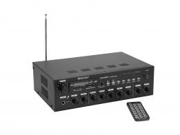 4 x 120 W Beschallungstechnik, MONACOR PA-12040 4-Zonen-Matrix-Mischverstärker 