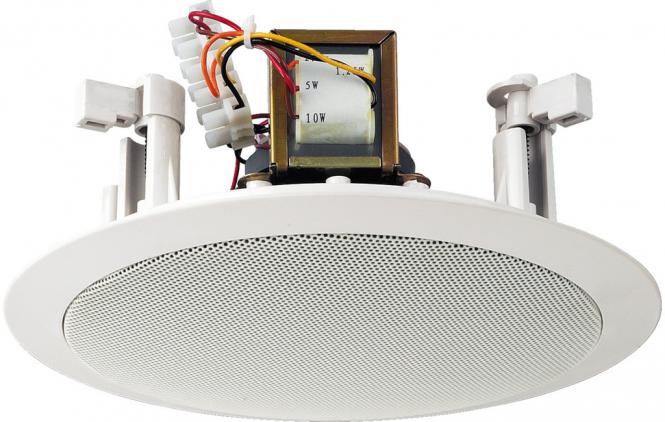 2x Monacor ELA Deckenlautsprecher Boxen Lautsprecher Decke 100-Volt EDL-26 PAAR 